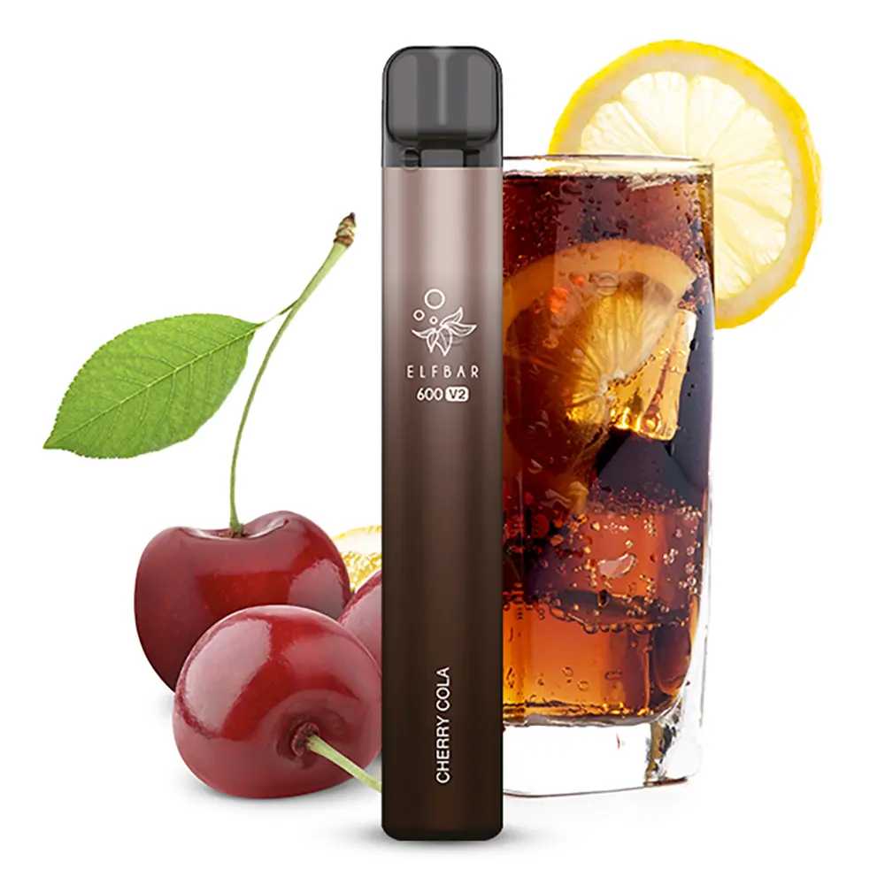 Elfbar 600 V2 CP Einweg E-Zigarette - Cherry Cola - 20mg STEUERWARE