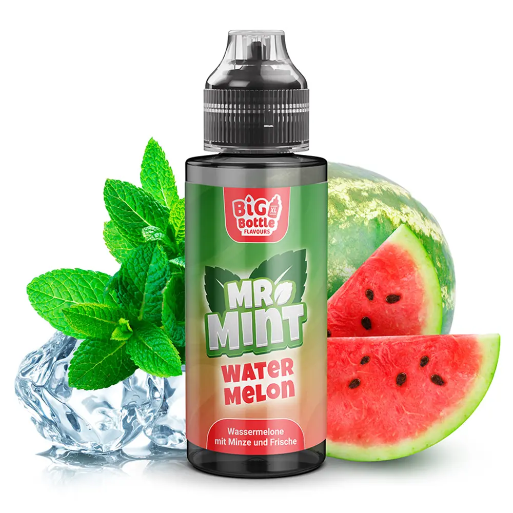 Mr. Mint Aroma Longfill - Watermelon - 10ml in 120ml Flasche STEUERWARE