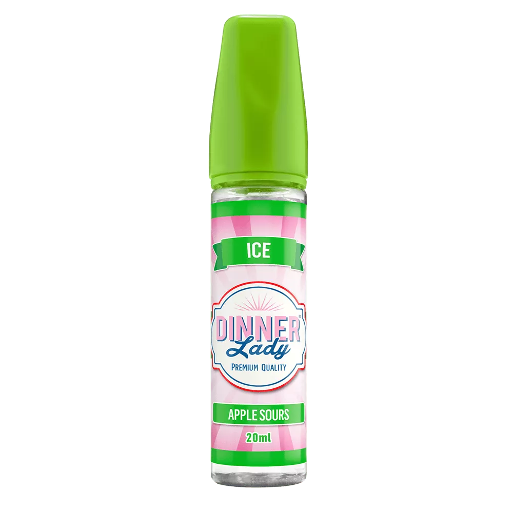 Dinner Lady Aroma Longfill - Apple Sours ICE - 20ml in 60ml Flasche STEUERWARE