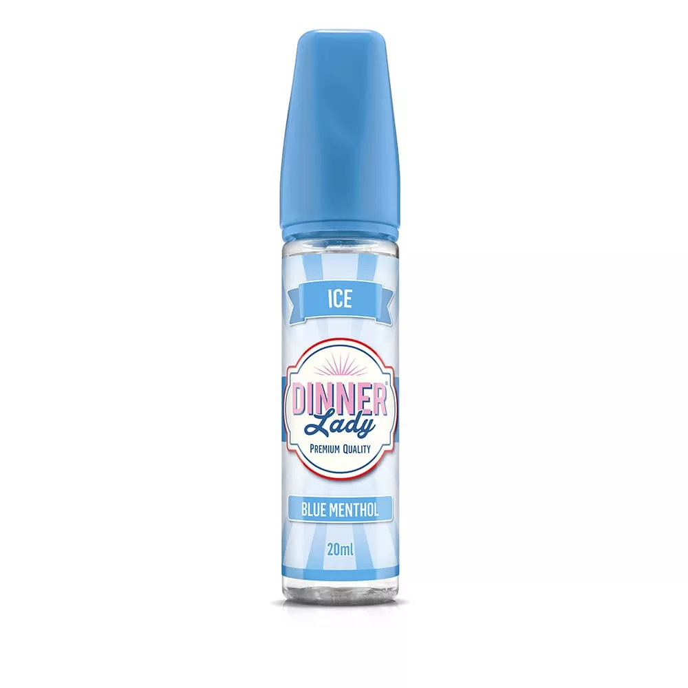 Dinner Lady Aroma Longfill - Blue Menthol - 20ml in 60ml Flasche STEUERWARE