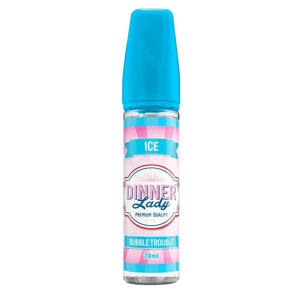 Dinner Lady Aroma Longfill - Bubble Trouble ICE - 20ml in 60ml Flasche STEUERWARE