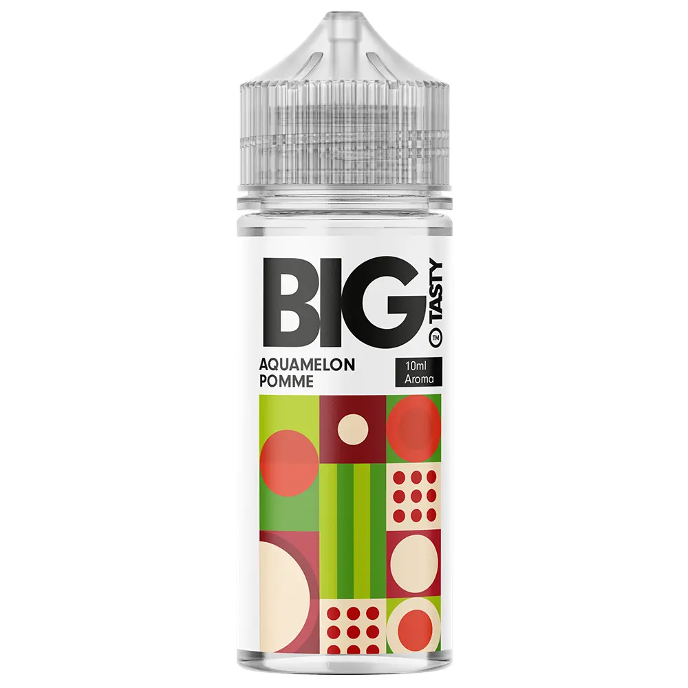 Big Tasty Aroma Longfill - Aquamelon Pome - 10ml in 120ml Flasche STEUERWARE