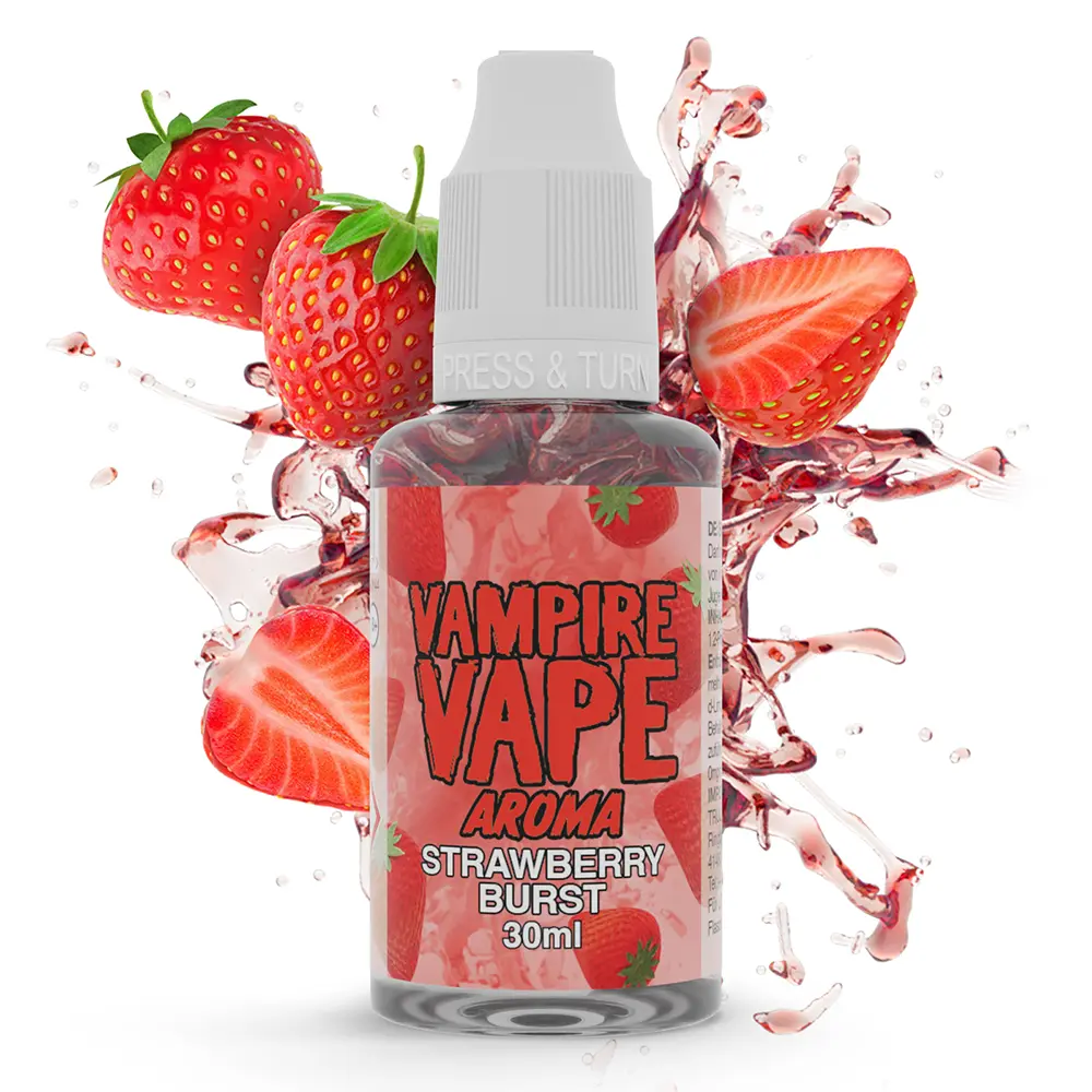 Vampire Vape Aroma - Strawberry Burst - 30ml STEUERWARE