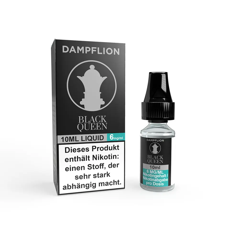Dampflion Black Queen Liquid 10ml 6mg STEUERWARE
