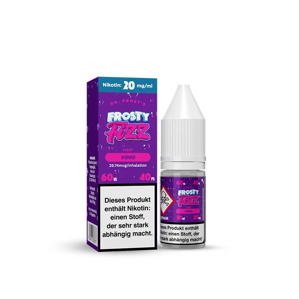 Dr. Frost Nikotinsalz - Frosty Fizz Vimo - Liquid 20mg 10ml STEUERWARE