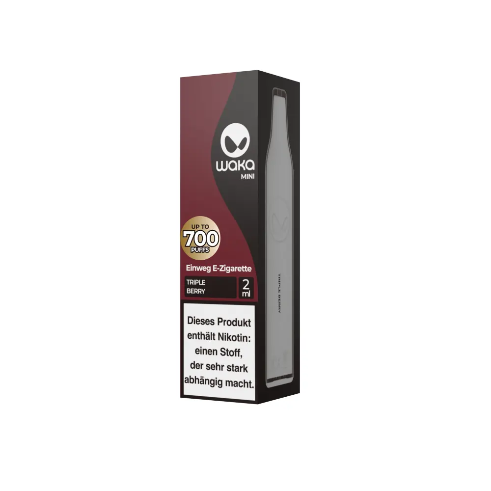 WAKA Mini Triple Berry 18mg/ml Disposable  STEUERWARE