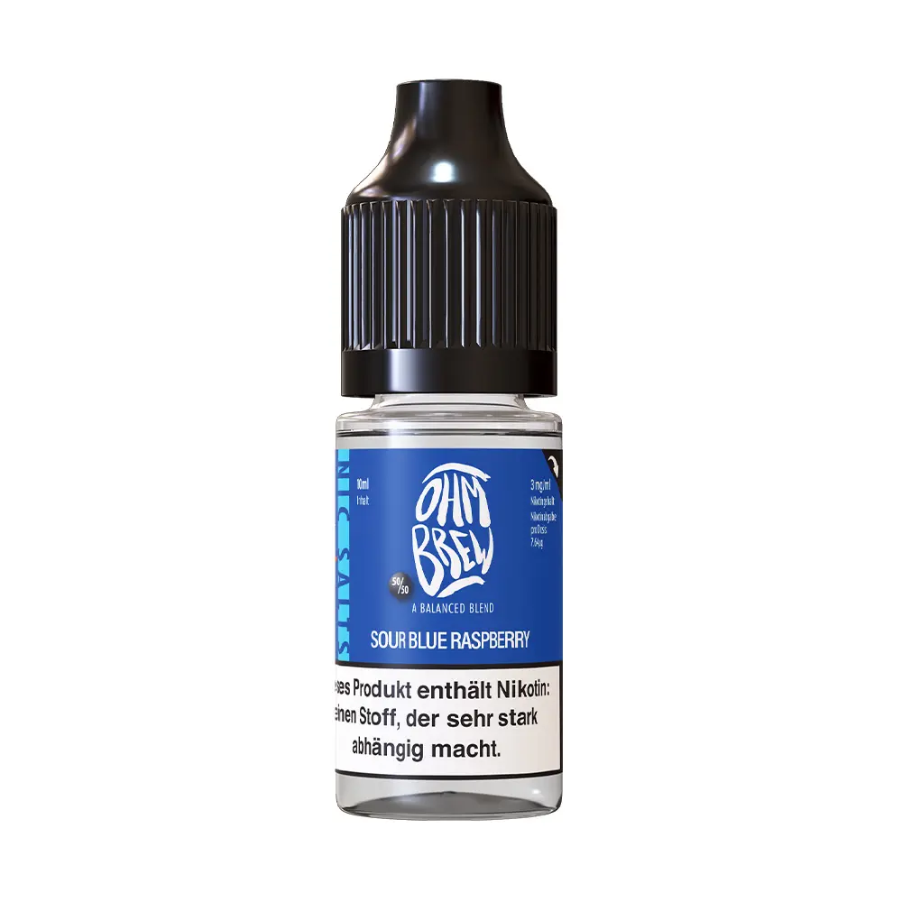 Ohm Brew Sour Blue Raspberry Nikotinsalzliquid 18mg STEUERWARE