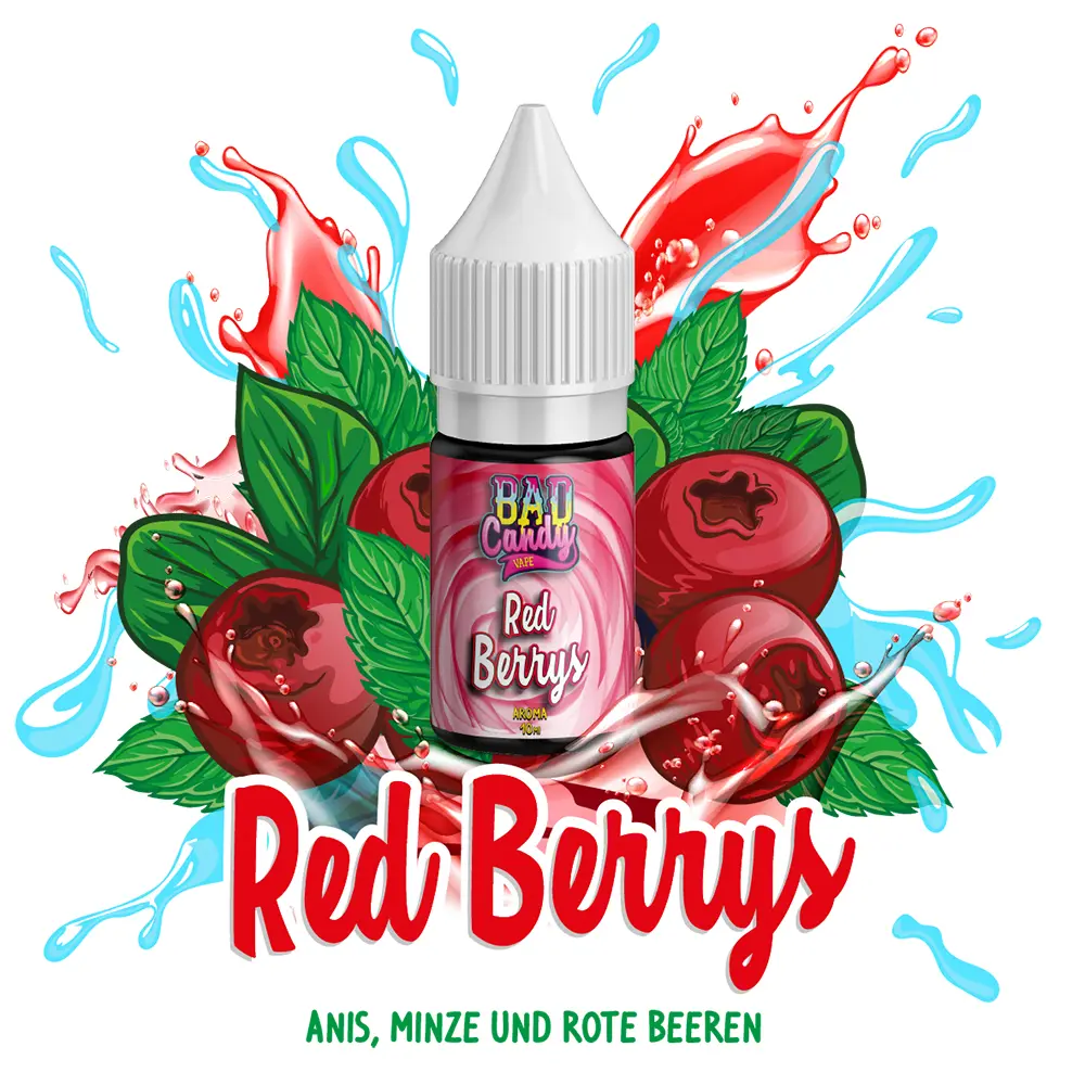 Bad Candy - Red Berrys - Aroma 10ml STEUERWARE