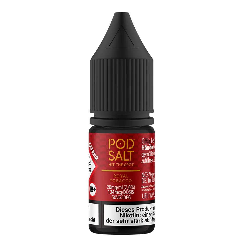 Pod Salt Origin Nikotinsalz - Royal Tobacco -10ml Liquid 20mg STEUERWARE C