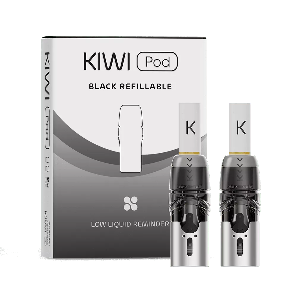 KIWI 2 - Pod inkl. Filter Tip Schwarz 0,8 Ohm