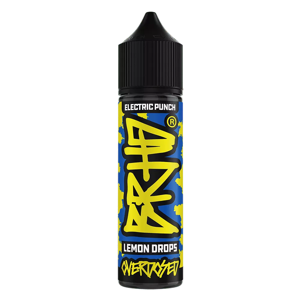 BRHD Barehead Longfill - Lemon Drops - Overdosed 10ml Aroma in 60ml Flasche STEUERWARE