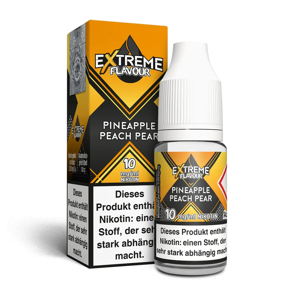 Extreme Flavour - Pineapple Peach Pear - Overdosed Liquid 10mg 10ml HYBRID NICSALT STEUERWARE