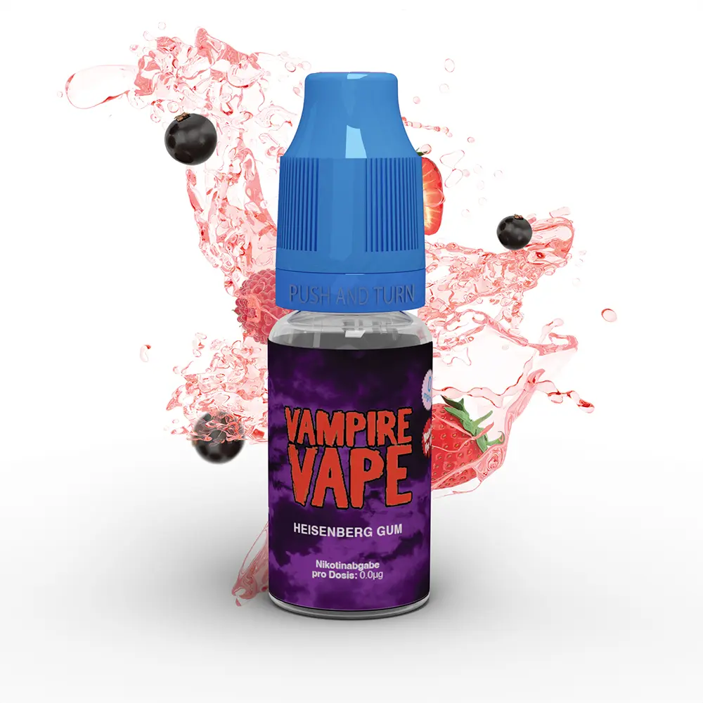 Vampire Vape Liquid - Heisenberg Gum - 10ml 0mg STEUERWARE