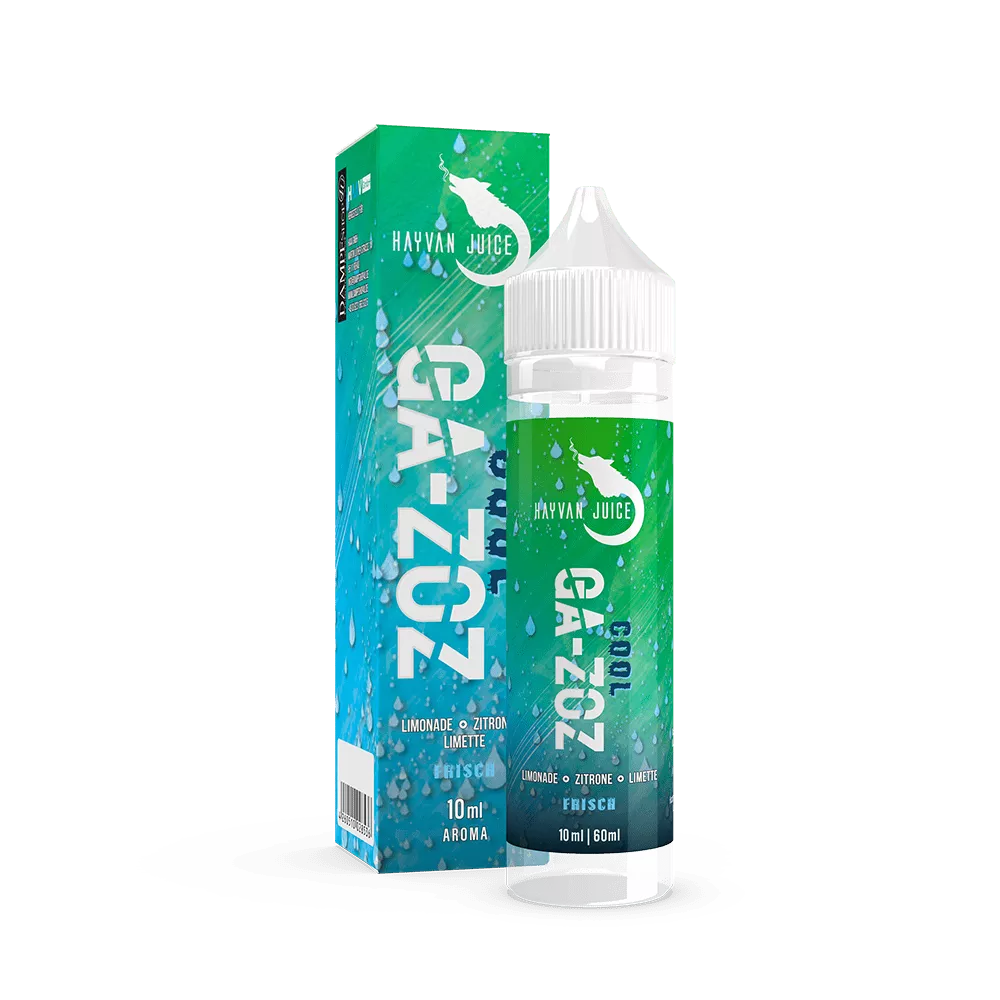 Hayvan Juice Cool Gazoz Aroma 10ml in 60ml Flasche STEUERWARE