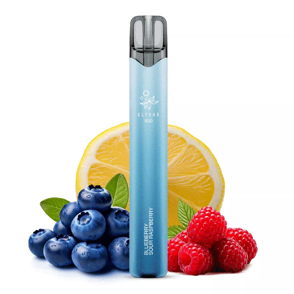 Elfbar 800 Einweg E-Zigarette - Blueberry Sour Raspberry - 20mg STEUERWARE C