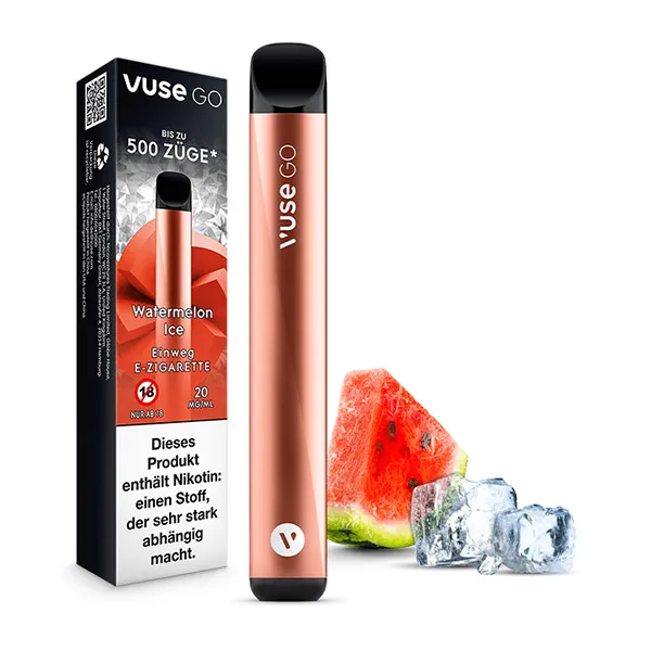 Vuse GO Watermelon Ice 20mg Einweg E-Zigarette STEUERWARE
