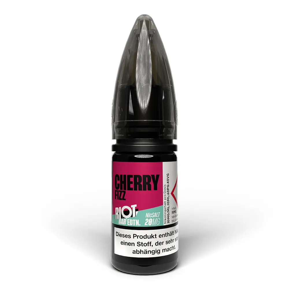 Riot Squad Nikotinsalz - Cherry Fizzle - Liquid 20mg 10ml STEUERWARE