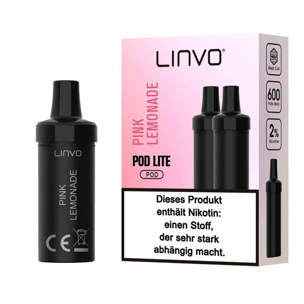 Linvo Pod Lite - Pink Lemonade - 20mg Nikotinsalz 2ml STEUERWARE