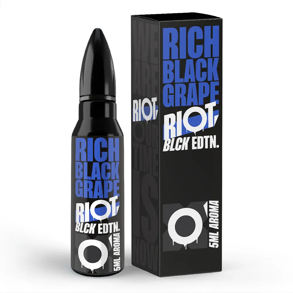 Riot Squad Aroma Longfill - Rich Black Grape - 5ml in 60ml Flasche STEUERWARE