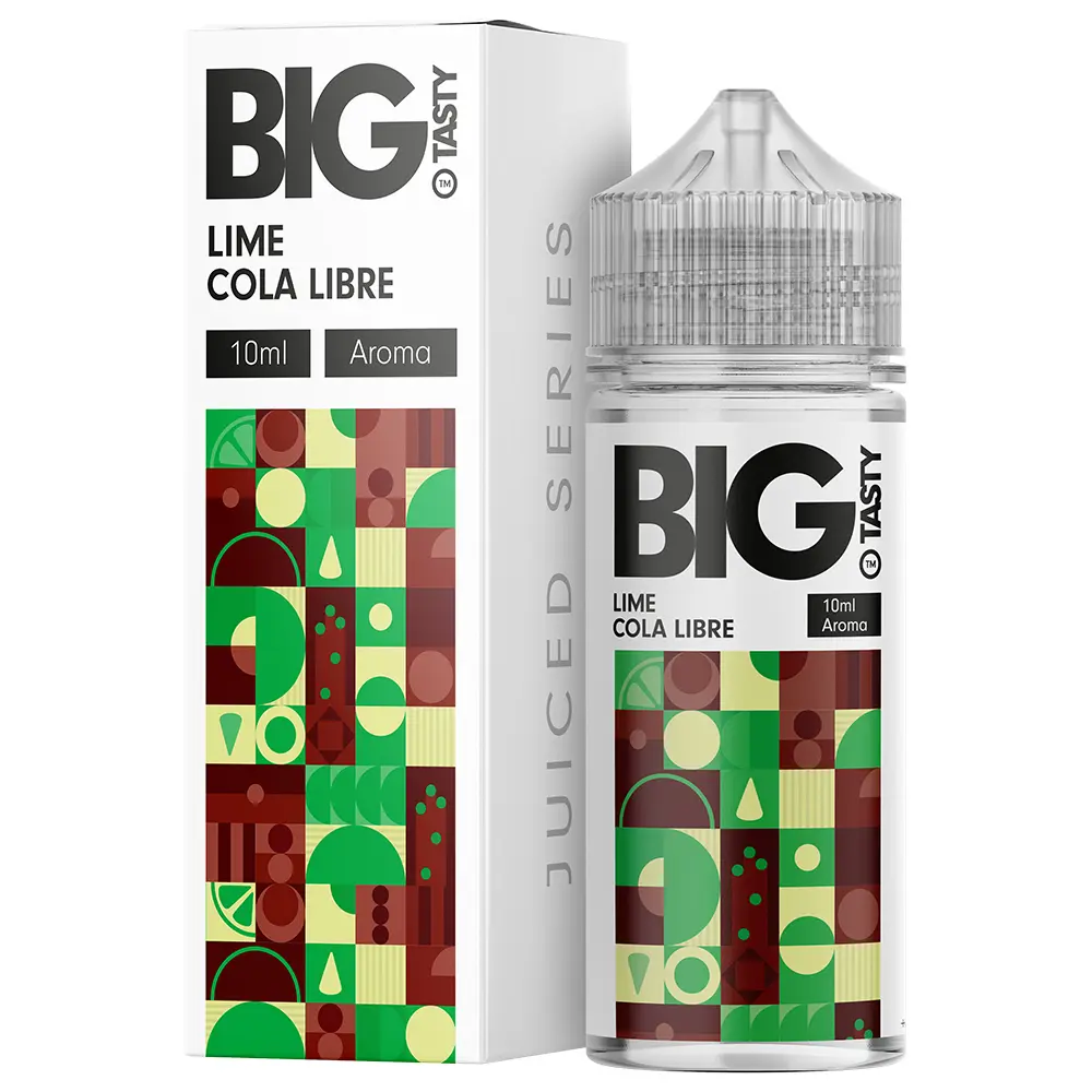 Big Tasty Aroma Longfill - Lime Cola Libre - 10ml in 120ml Flasche STEUERWARE