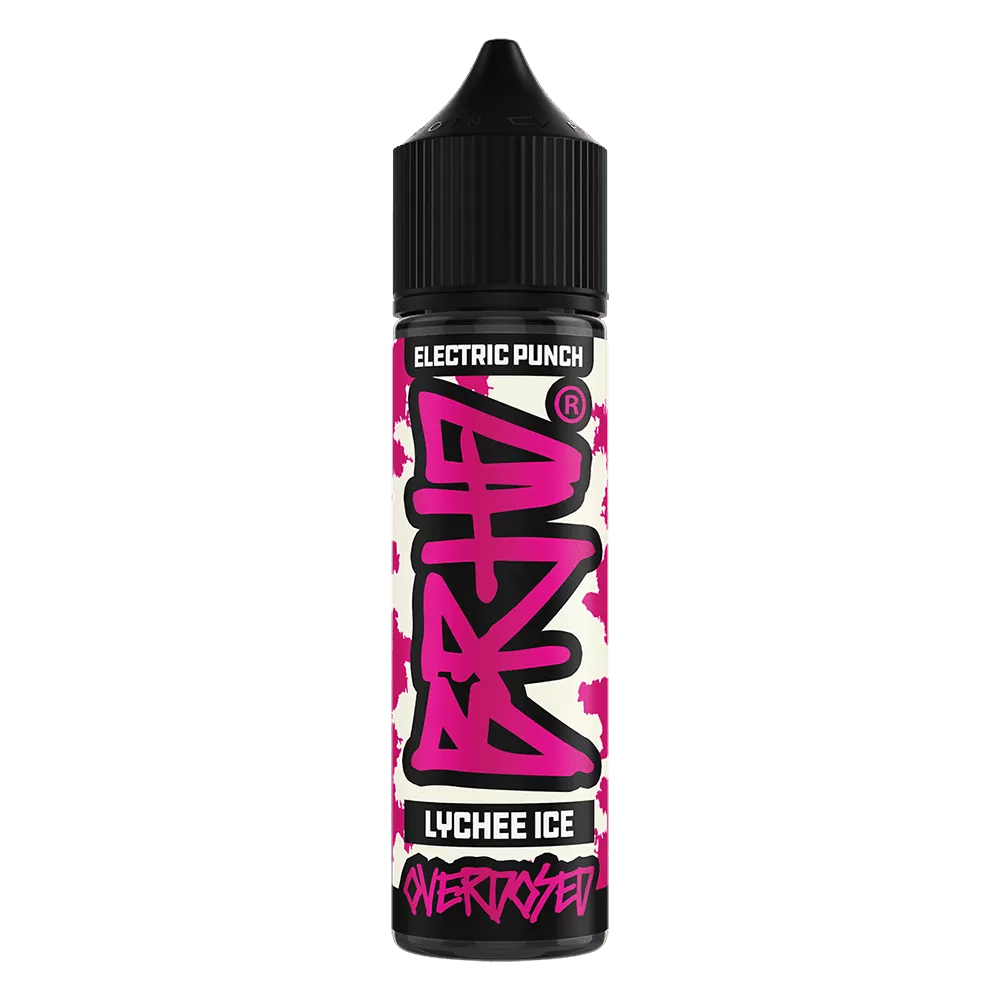 BRHD Barehead Longfill - Lychee Ice - Overdosed 10ml Aroma in 60ml Flasche STEUERWARE