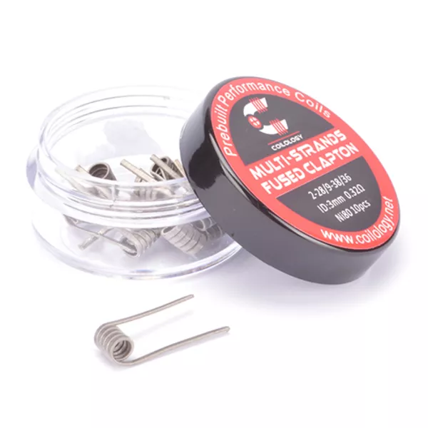 Coilology Tri-Core Fused Clapton 0,32Ohm Nichrome (10Stk./VE)
