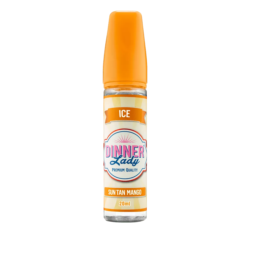 Dinner Lady Aroma Longfill - Sun Tan Mango - 20ml in 60ml Flasche STEUERWARE