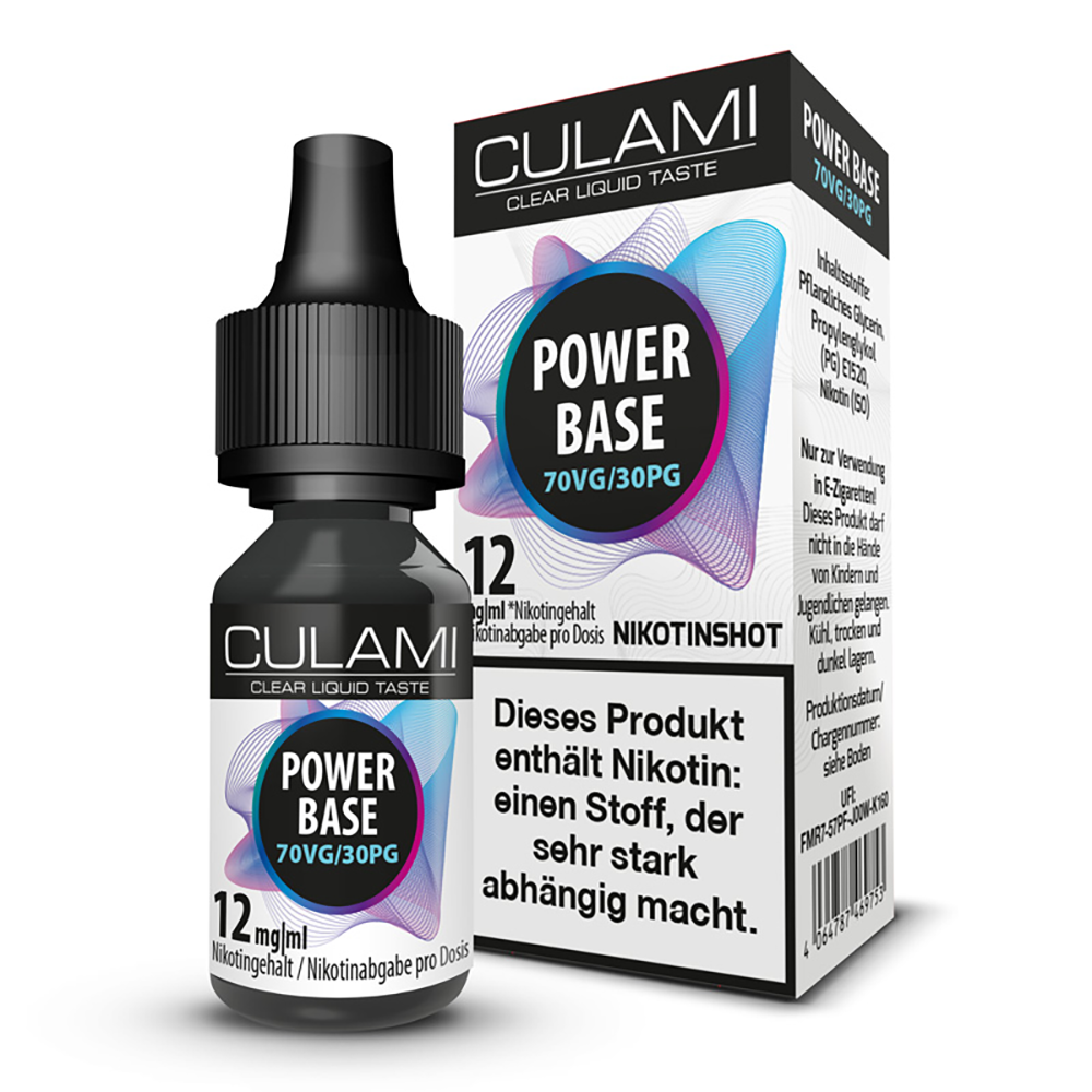CULAMI Nikotin Shot 30PG/70VG 12 mg/ml  STEUERWARE