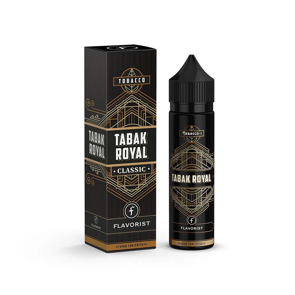 Flavorist Tabak Royal Aroma 10ml in 60ml Flasche STEUERWARE