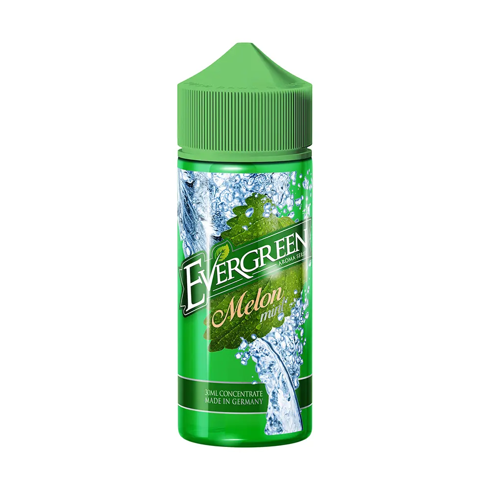 Evergreen Aroma Longfill - Melon Mint - 13ml in 120ml Flasche STEUERWARE