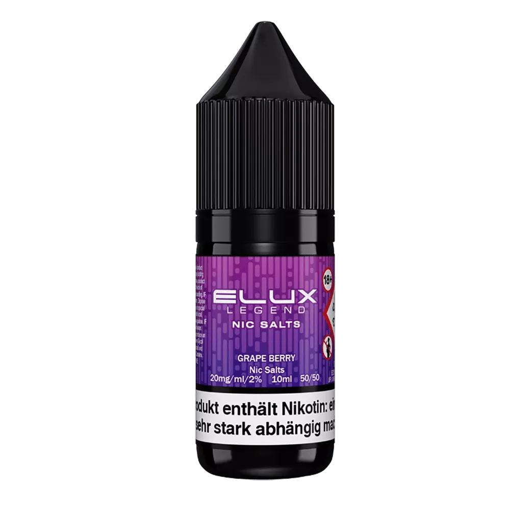 Elux Nikotinsalz - Grape Berry - Liquid 20mg 10ml STEUERWARE C