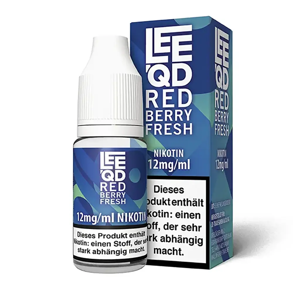 LEEQD Fresh Red Berry Fresh 10ml 12mg Liquid STEUERWARE